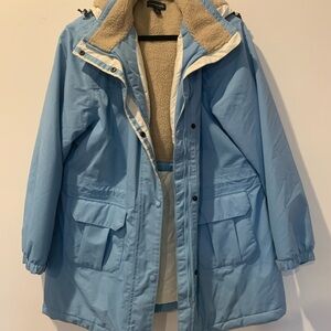 Lands' End Sherpa Lined Jacket